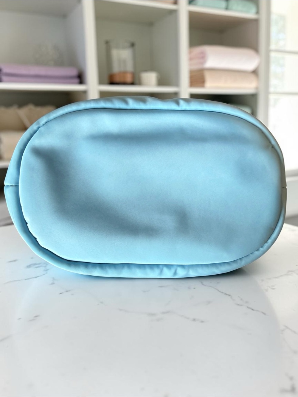 kate spade New York Light Blue Quilted Leather Bucket Bag - Picture 3 of 6